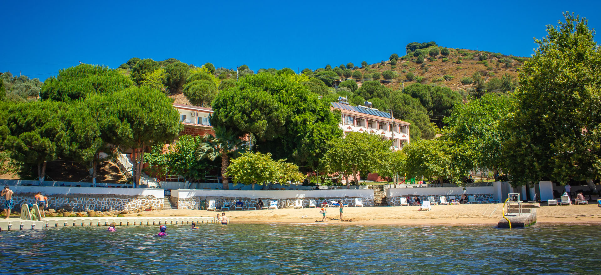 Armutlu denize sıfır otel İnka Motel Fıstıklı
